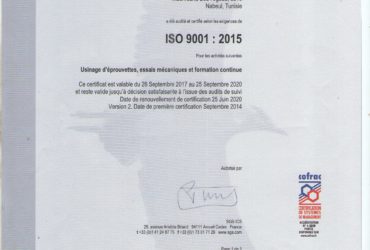 Audit de suivi de 24 mois : ISO 9001 :2015